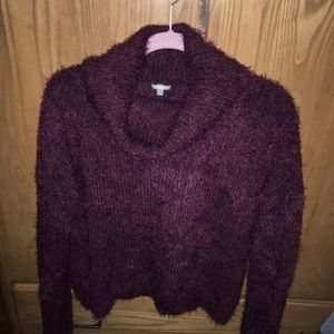 Burgundy sweater